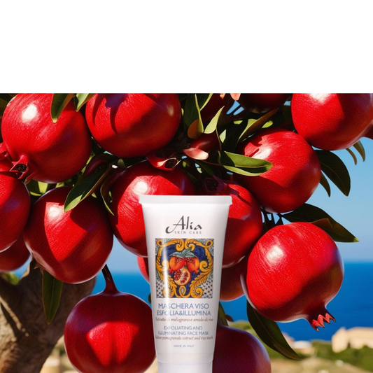 Maschera esfoliante e idratante con l'Acido Ellagico del Melograno: La Chiave per una Pelle Perfetta
