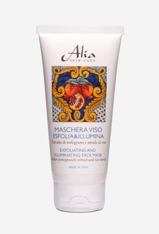 MASCHERA VISO ESFOLIA & ILLUMINA ALIA SKIN CARE-Alia Bio Store