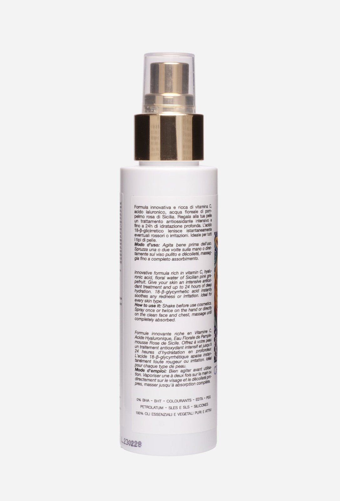 CREMA VISO SPRAY ANTIOSSIDANTE ALIA SKIN CARE-Alia Bio Store