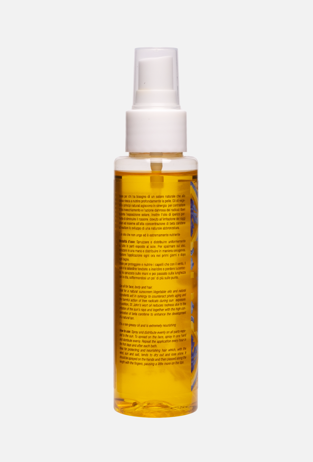 OLIO SOLARE SPRAY viso corpo capelli ALIA SKIN CARE